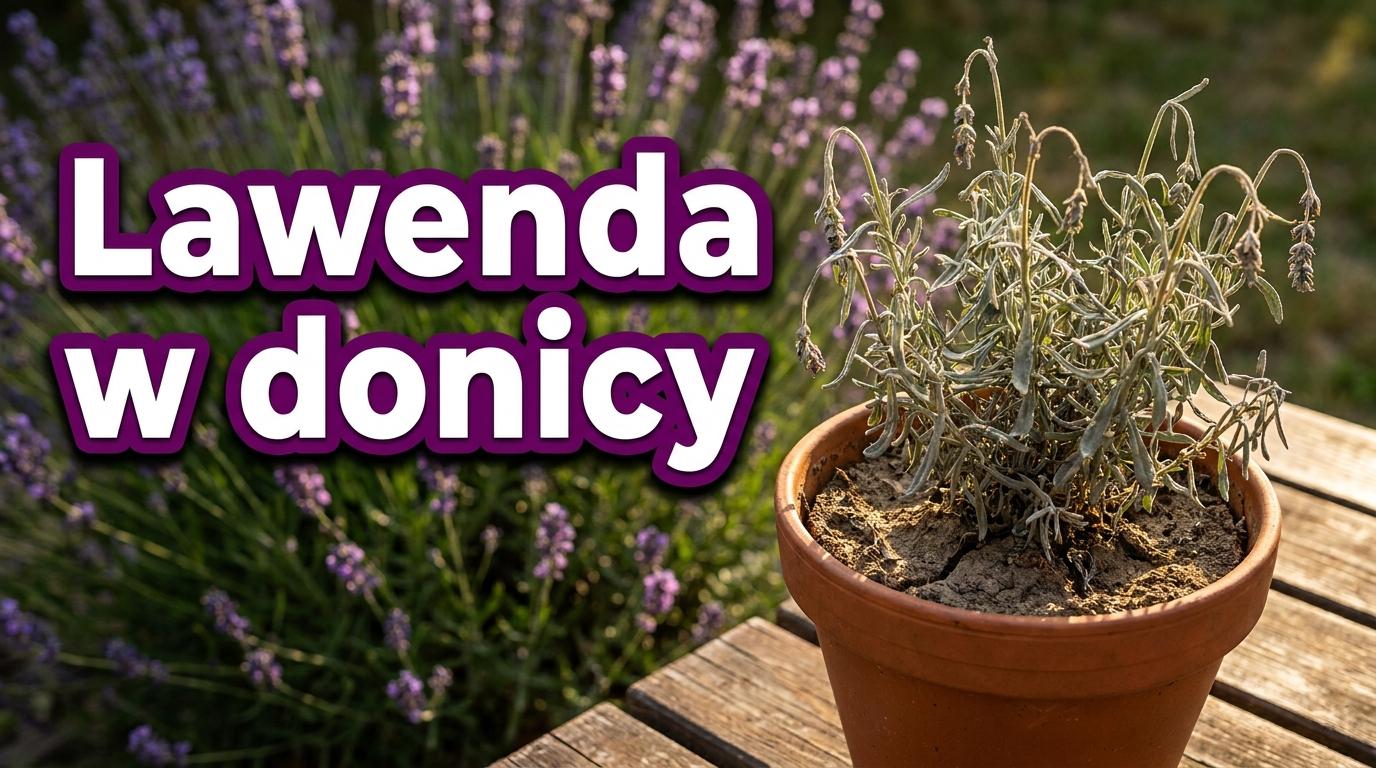Lawenda w donicy schnie szybciej niż ta w ogrodzie? Sierpień bezlitośnie pokazuje ten problem
