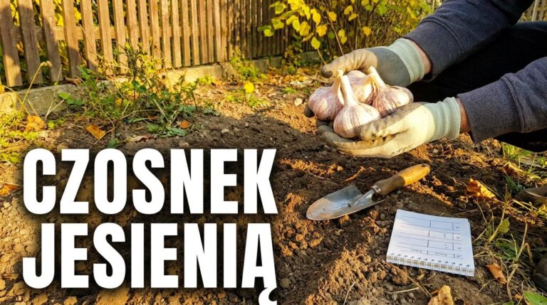 Czosnek sadzony jesienią da większe główki? Zrób to we wrześniu, zanim ziemia się wychłodzi