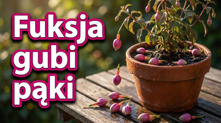 Fuksja zrzuca pąki mimo podlewania? W sierpniu często szkodzi jej jedno stanowisko