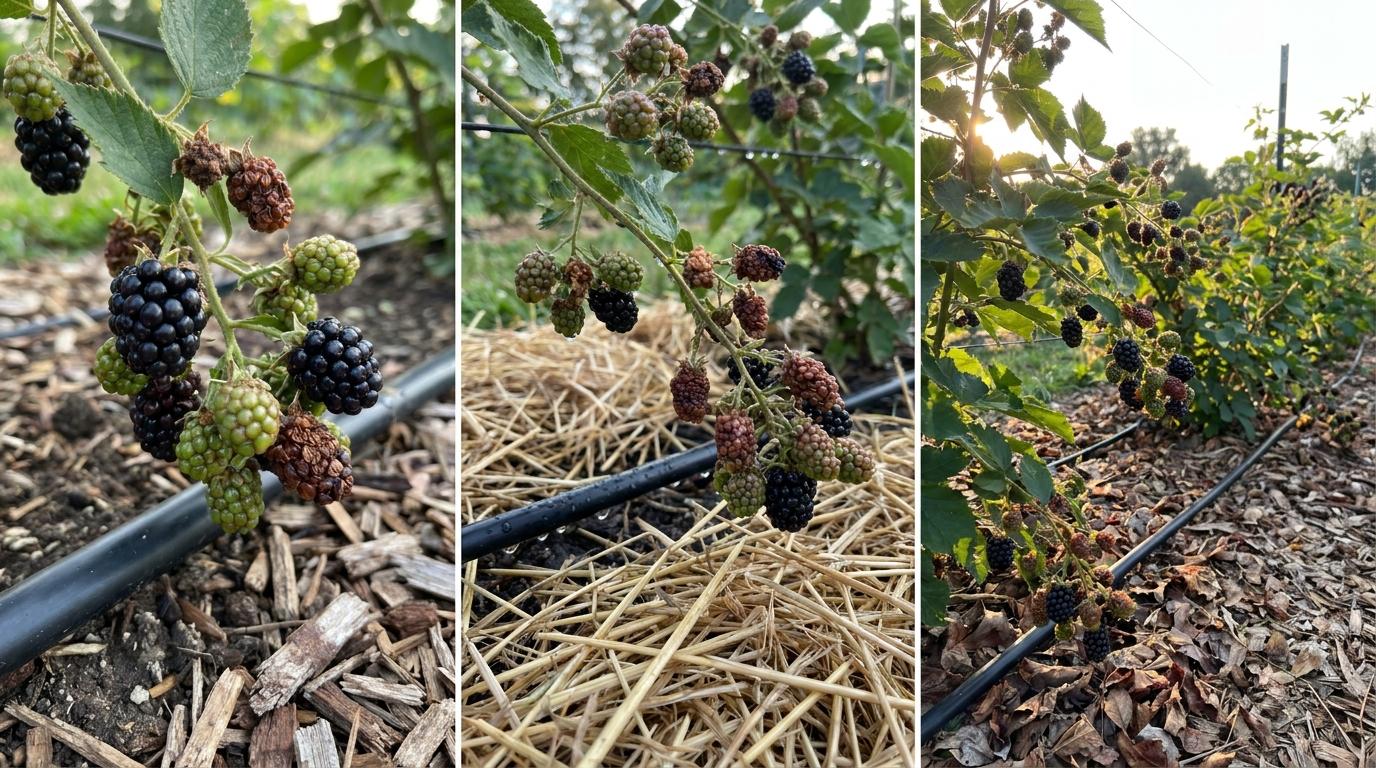 Jeżyny zasychają zanim dojrzeją? Sprawdź podlewanie w czasie nalewania owoców