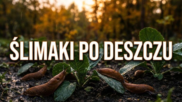 Ślimaki wracają po deszczu? We wrześniu potrafią zniszczyć młode rośliny w jedną noc