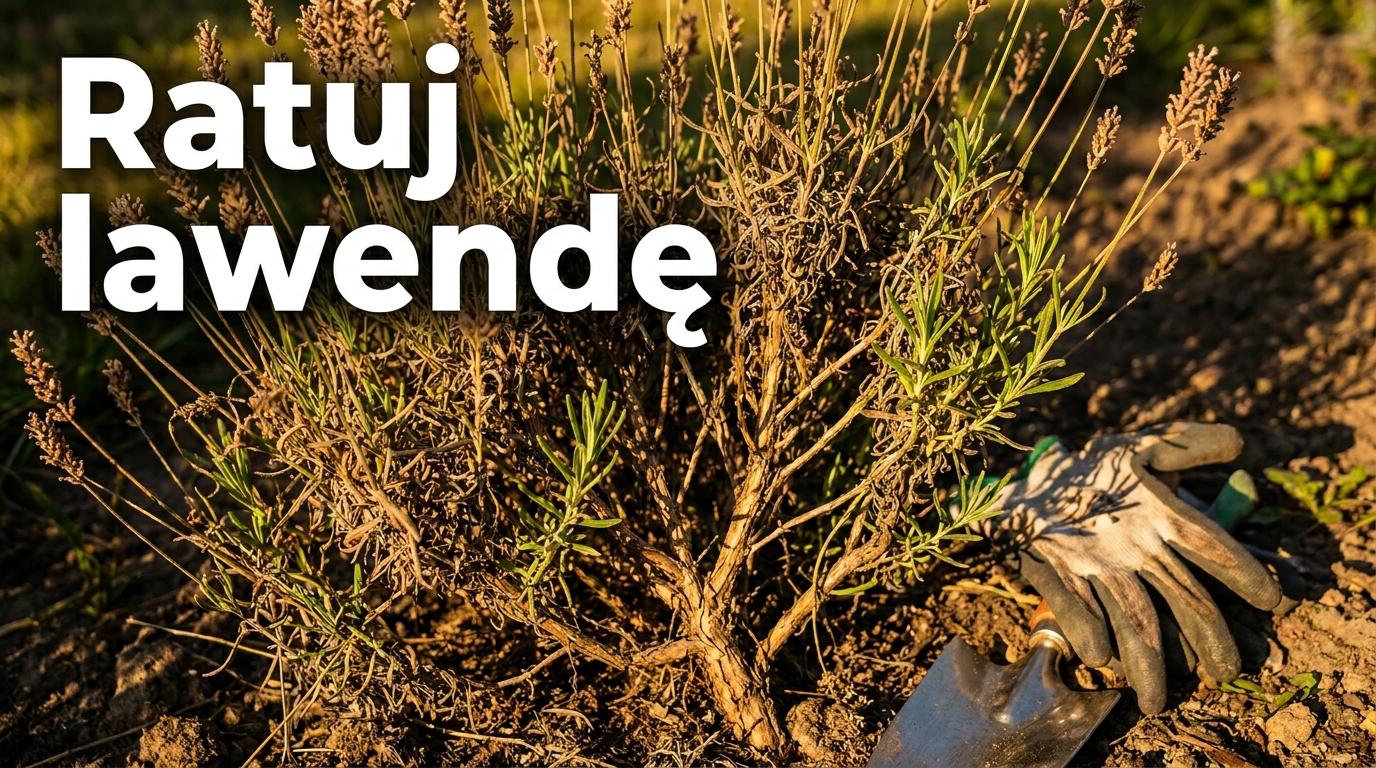 Lawenda po lecie wygląda jak suchy krzak? Ten zabieg może uratować ją przed zimą