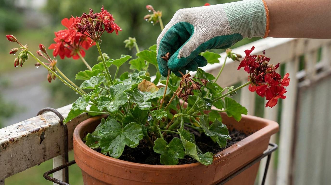 Pelargonie po deszczu mają brązowe kwiaty? Ten prosty zabieg poprawia wygląd całej rośliny
