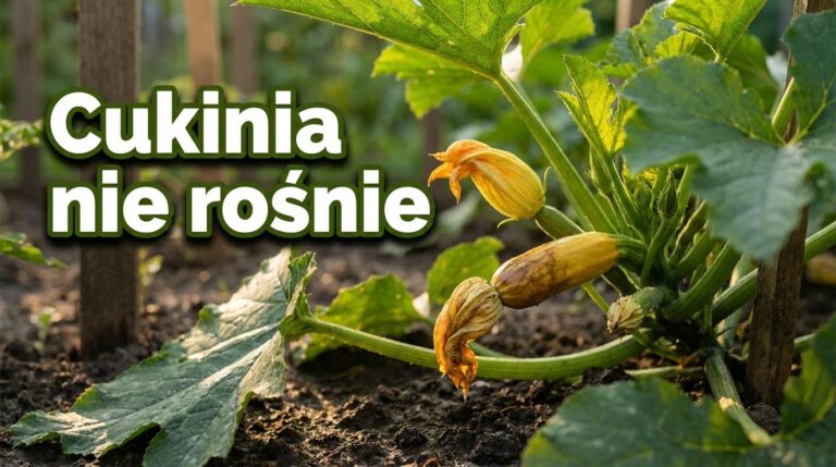 Cukinia wypuszcza same małe zawiązki? W sierpniu jeden szczegół decyduje czy urosną