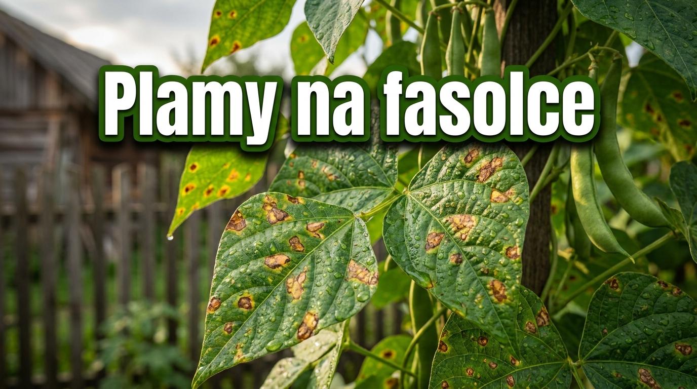 Fasolka ma liście w plamach po deszczu? Nie czekaj aż problem przejdzie na całe rzędy