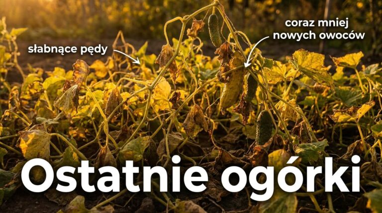 Ogórki kończą owocowanie? Nie wyrzucaj krzaków, zanim sprawdzisz ten jeden objaw