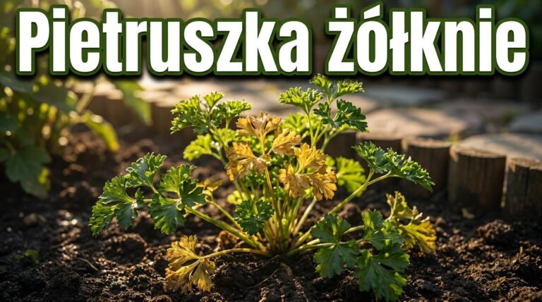Pietruszka naciowa żółknie od środka? W sierpniu często winne jest zbyt mokre podłoże